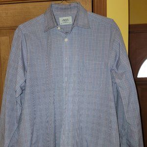 Charles Tyrwhitt Men’s Dress Shirt 16.5" x 36" Prince of Wales Classic Fit